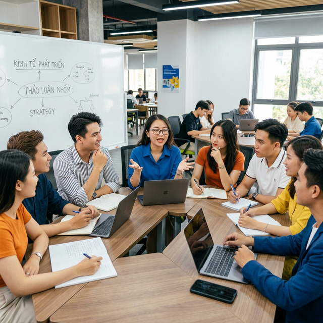 Học sinh tự tin thể hiện